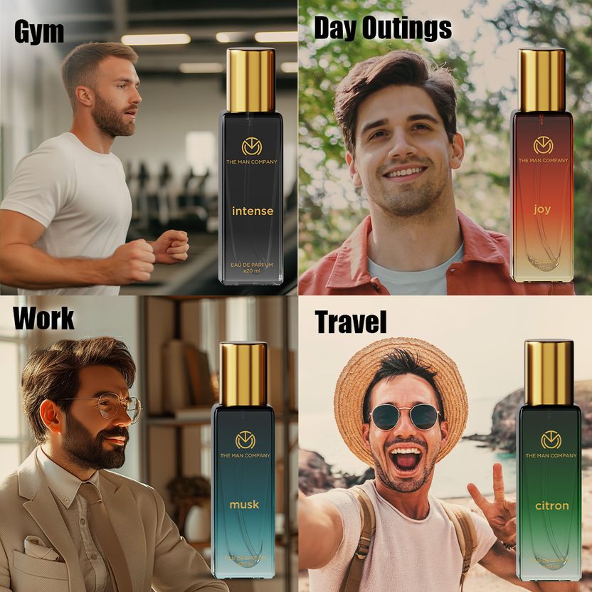 THE MAN COMPANY Perfume for Men Gift Pack of 4 · 20 ml (80 ml total) - Image 2