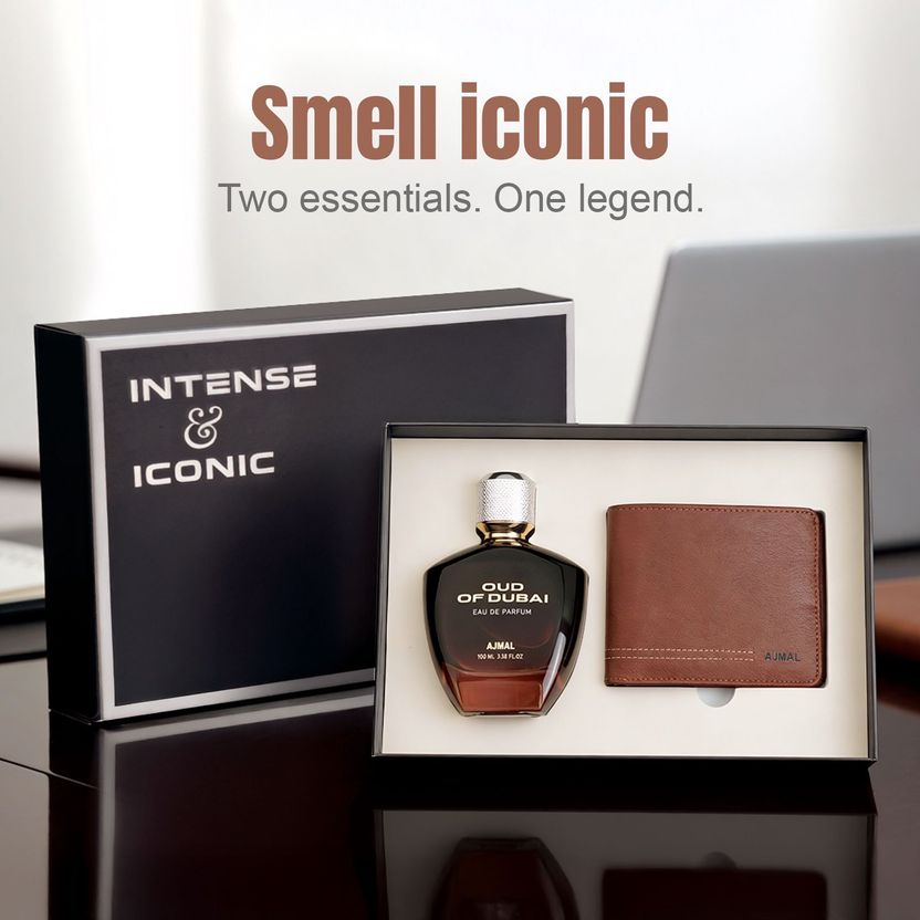 Ajmal Intense & Iconic Long Lasting Oud of Dubai Perfume 100 ml - Image 2