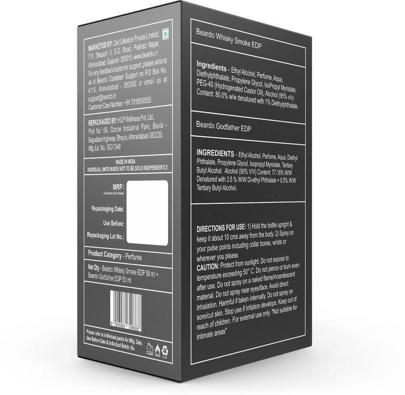 BEARDO Godfather & Whisky Smoke Perfume 100 ml - Image 9