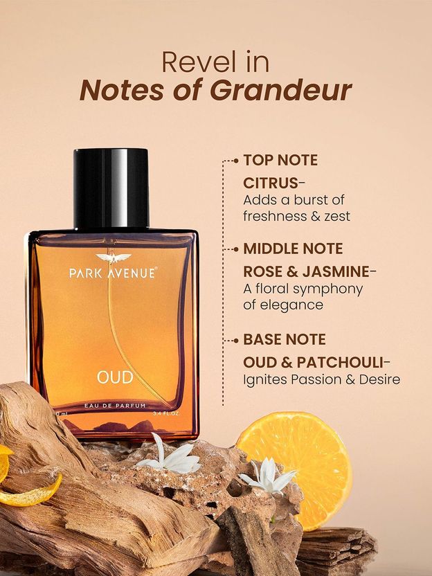 Park Avenue Oud Eau de Parfum 100 ml For Men - Image 7