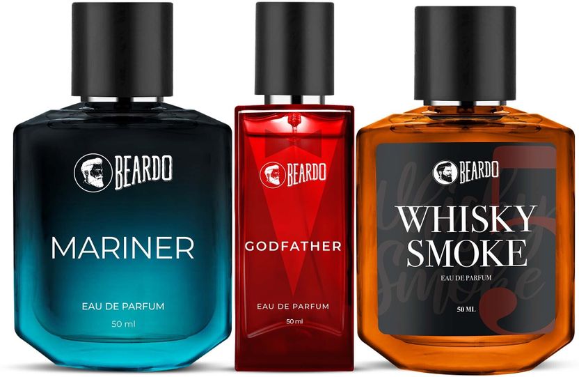 BEARDO Marine, GodFather & Whiskey Smoke EDP Set of 3 Pack of 3 - Image 1