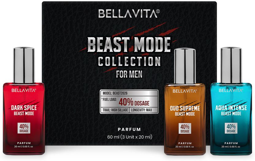 BELLAVITA Beast Mode Perfume Pack of 3 · 20 ml (60 ml total) - Image 3