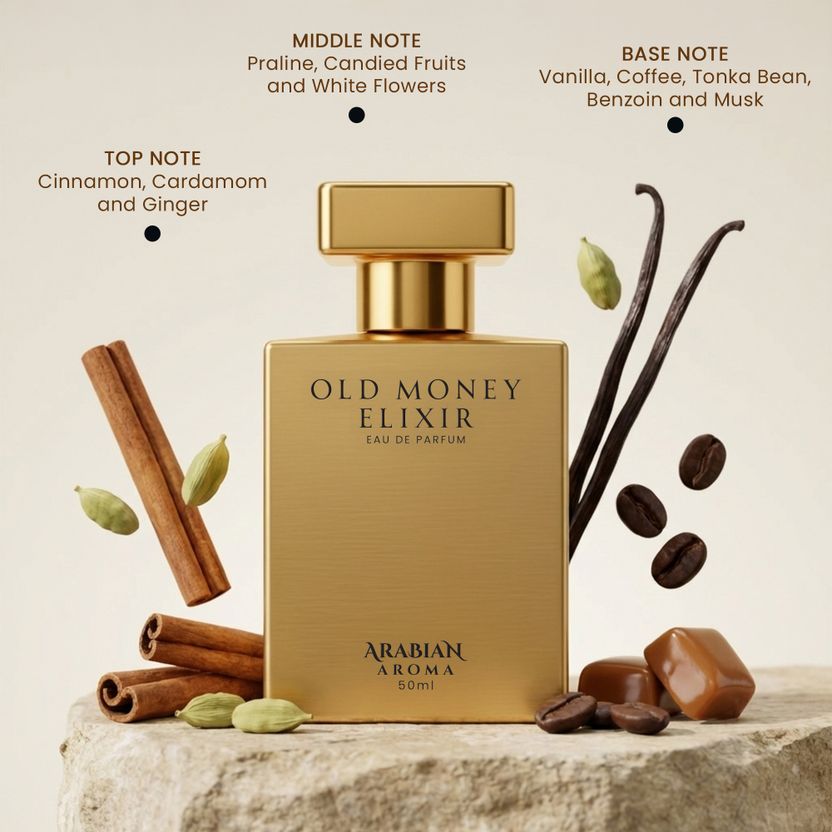 Arabian Aroma Old Money Elixir Perfume 50ml - Image 5