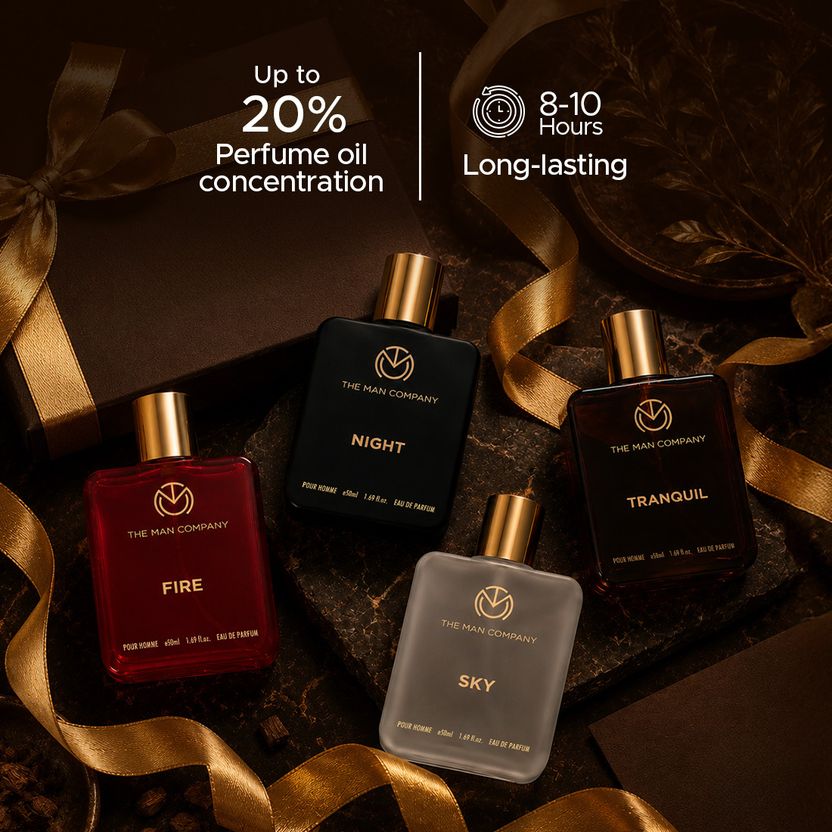 THE MAN COMPANY Luxury Perfume Set 4 Pack of 4 · 50 ml (200 ml total) - Image 5