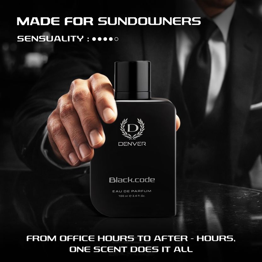 DENVER Black Code Perfume - Image 6