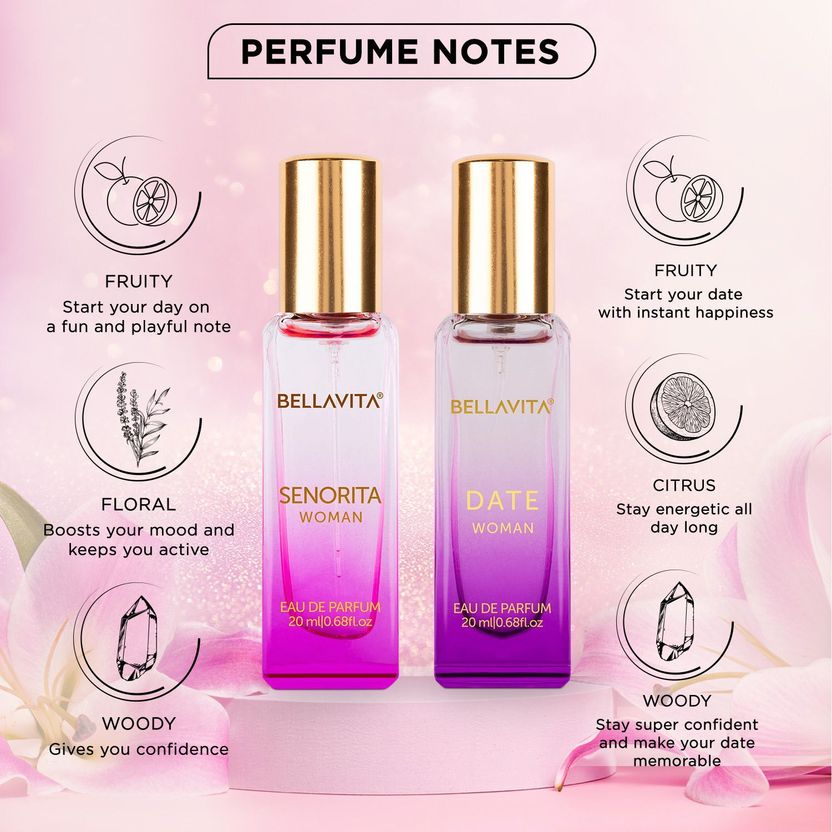 BELLAVITA DATE & SENORITA Perfume Pack of 2 · 20 ml (40 ml total) - Image 4
