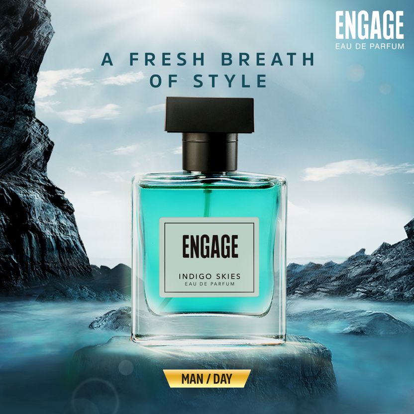 Engage Indigo Skies Aqua Bergamot Eau de Parfum - Image 3