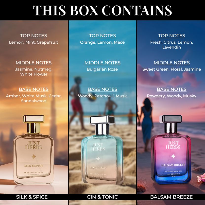 Just Herbs Pure Fragrances Trio Pack of 3 · 50 ml (150 ml total) - Image 6