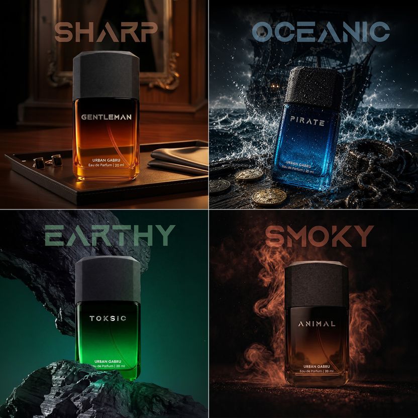urbangabru Men’s Perfume Gift Set 4x80ml - Image 7