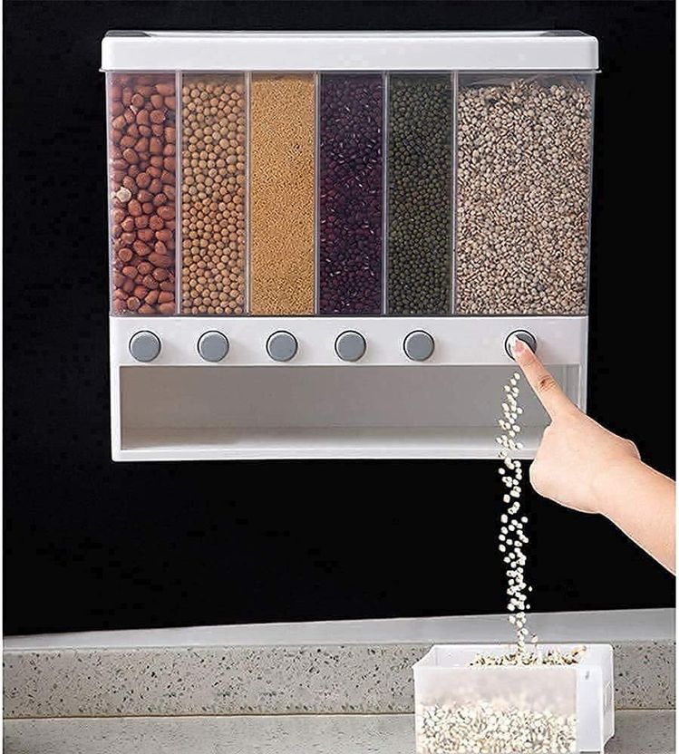 Aakruti Creation 10 L Plastic Cereal Dispenser - Image 7