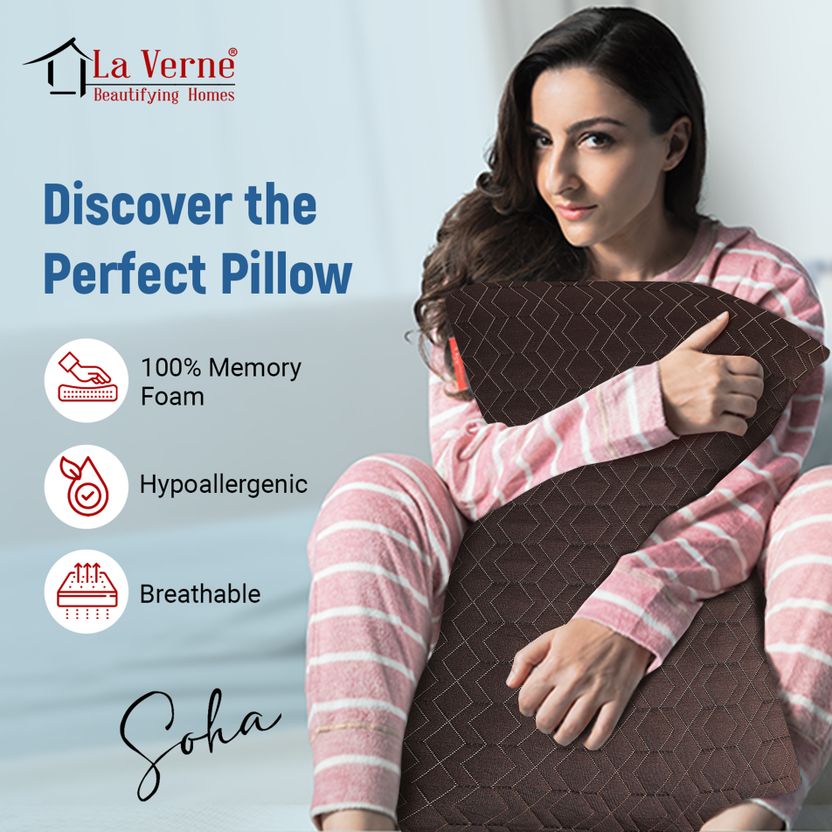 LA VERNE Memory Foam Pillow Pack of 2 - Image 5