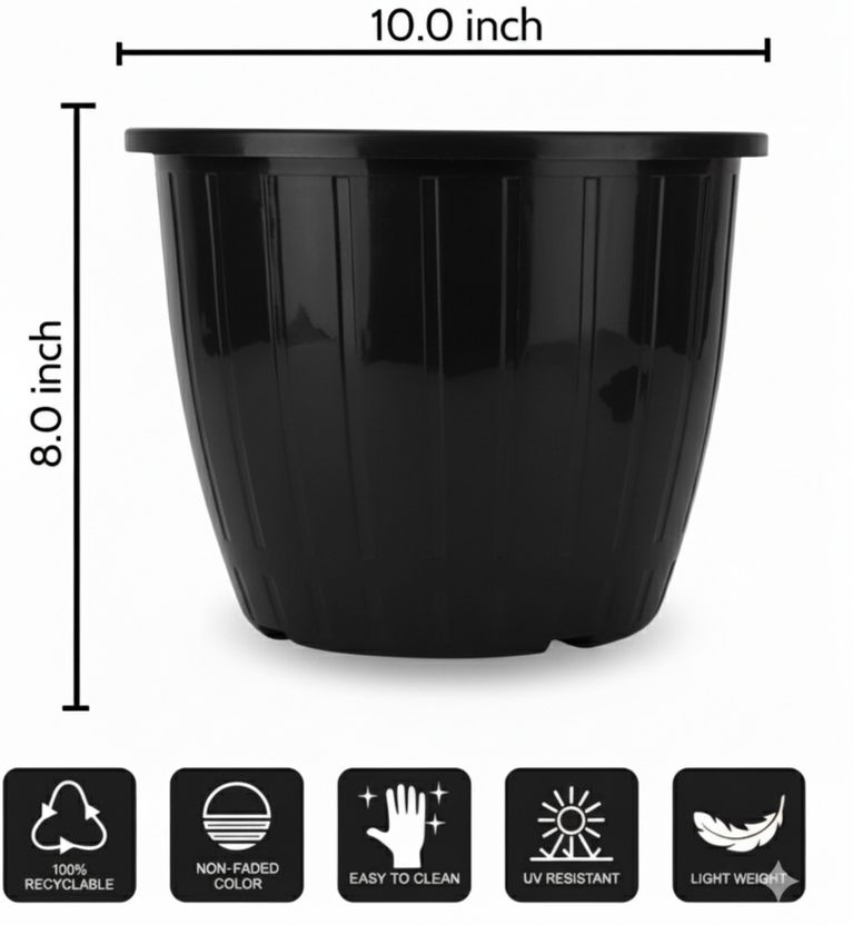 Nursery Hub 10 inch UV Treated Plant Pot - Image 5