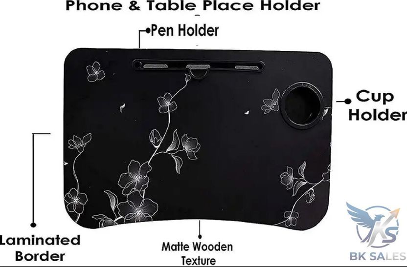 FurniGully Flower Table Solid Wood Study Table - Image 3