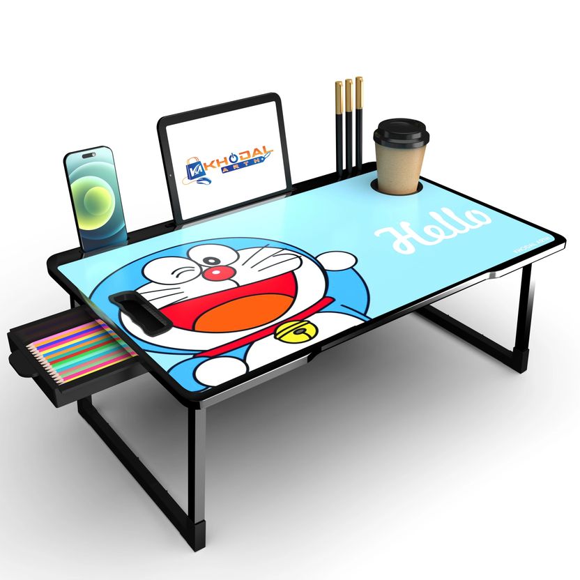 KHODAL ARTH Us Biding Black Wood Laptop Table - Image 8