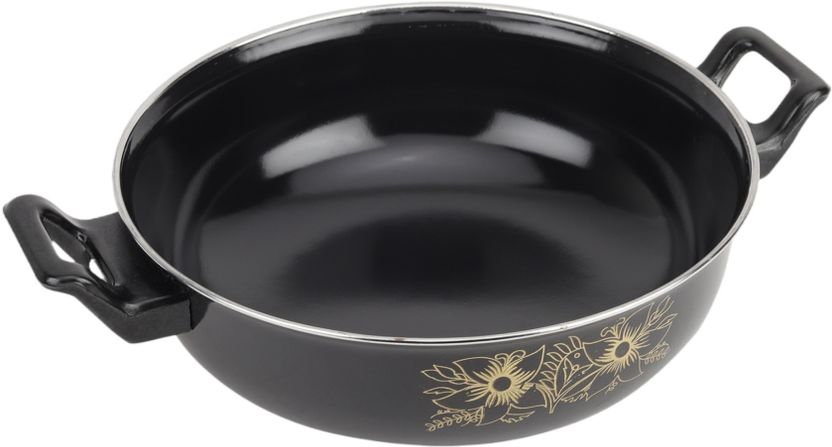 My Store Non Stick Black Kadhai with Lid - Cook Delicious Meals with Induction Cookware Kadhai 27 cm diameter with Lid 3.5 L capacity Price in India - Image 4