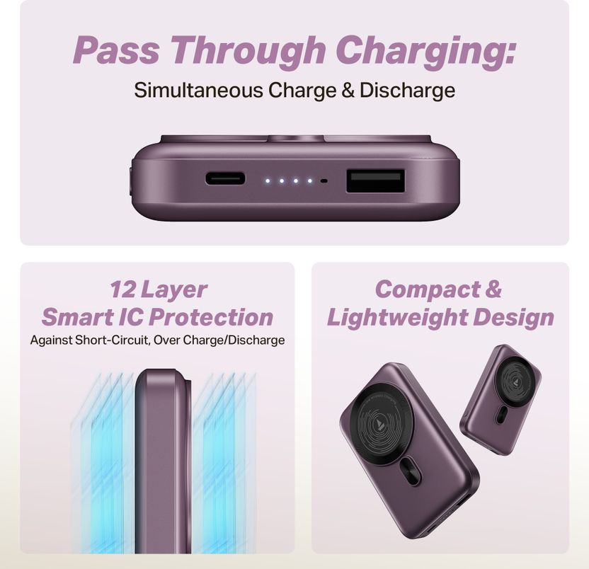 boAt 10000 mAh 22.5 W Wireless MagSafe Power Bank - Image 7