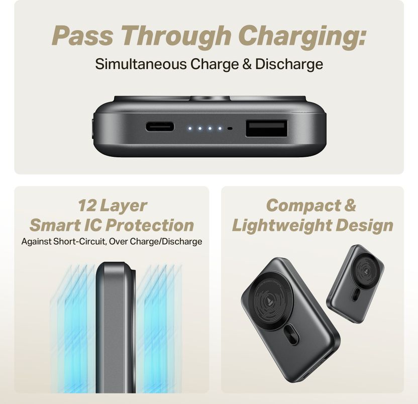 boAt 10000 mAh 22.5W Wireless MagSafe Power Bank - Image 7