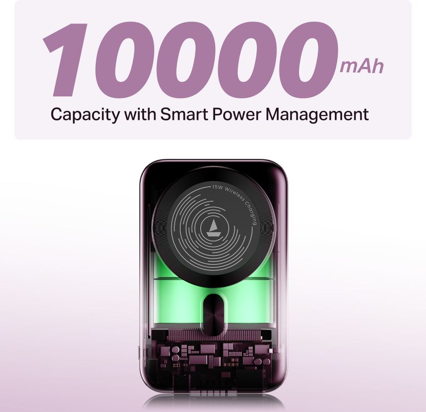 boAt 10000 mAh 22.5 W Wireless MagSafe Power Bank - Image 6