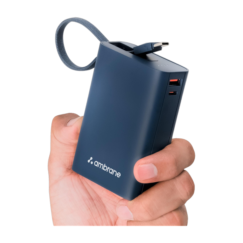 Ambrane 20000 mAh 22.5W Black Power Bank - Image 9