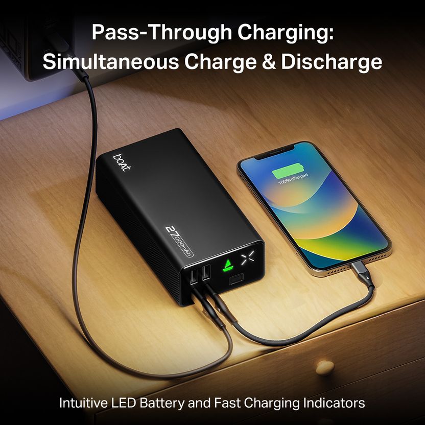 boAt 27000 mAh 22.5W Power Bank Onyx Black - Image 7