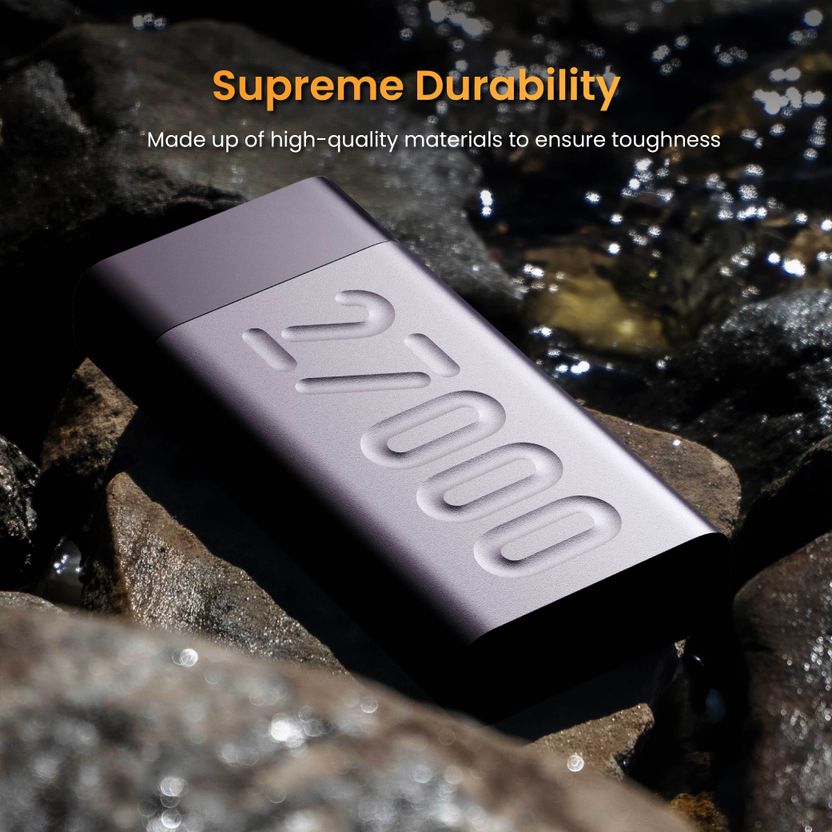 Ambrane 27000 mAh 22.5 W Power Bank (Deep Purple) - Image 8
