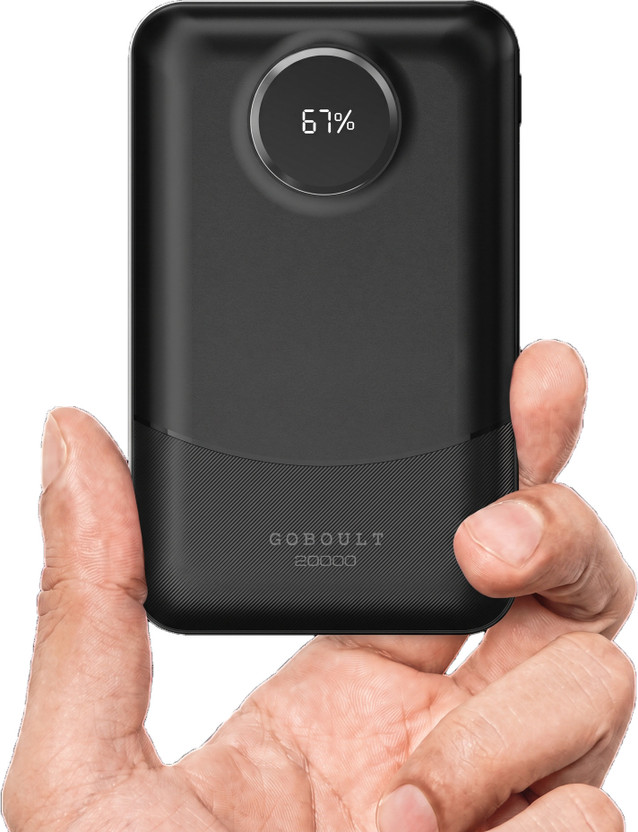 GOBOULT Ampvault V20 20000 mAh 22.5 W Ultra Compact Pocket Size Power Bank