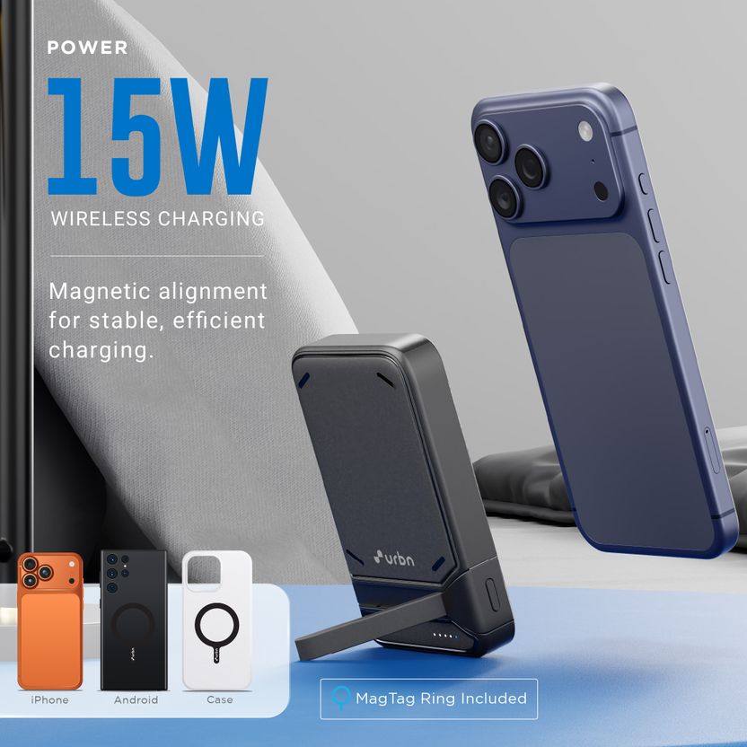 URBN 10000 mAh 22.5W MagSafe Power Bank - Image 2