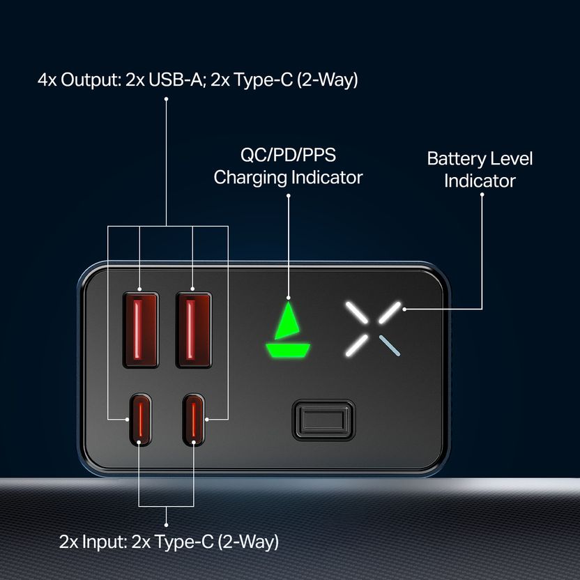 boAt 27000 mAh 22.5W Power Bank Onyx Black - Image 5