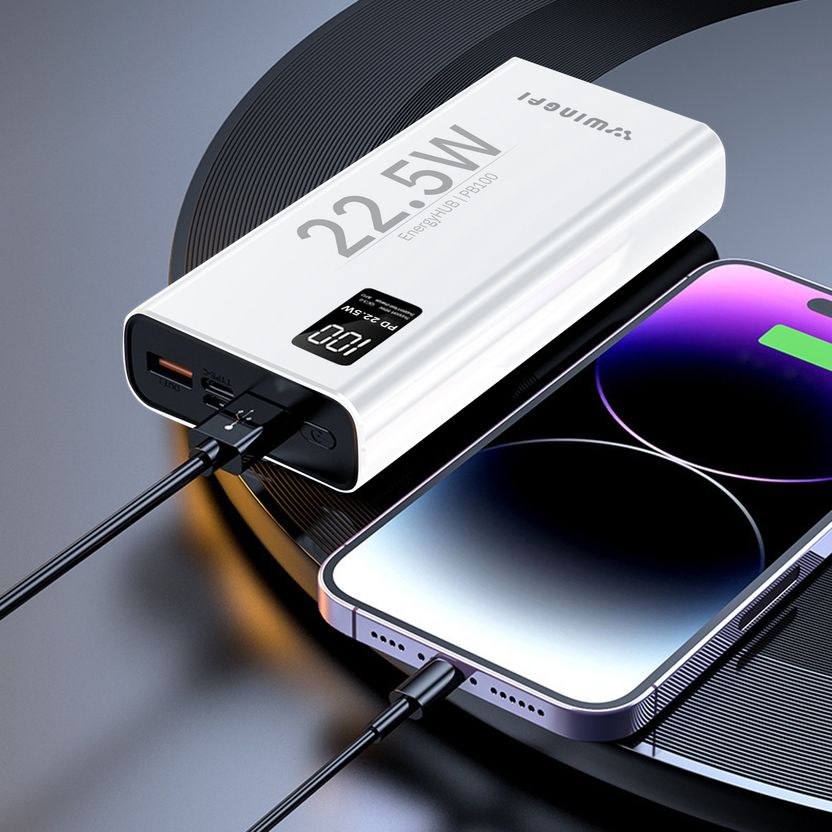 WINgFI 20000 mAh 22.5W Power Bank White - Image 2