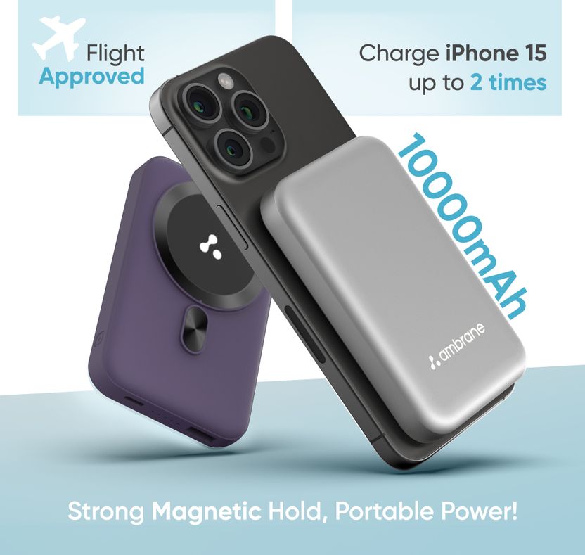 Ambrane 10000 mAh 22.5W Wireless Power Bank - Image 7