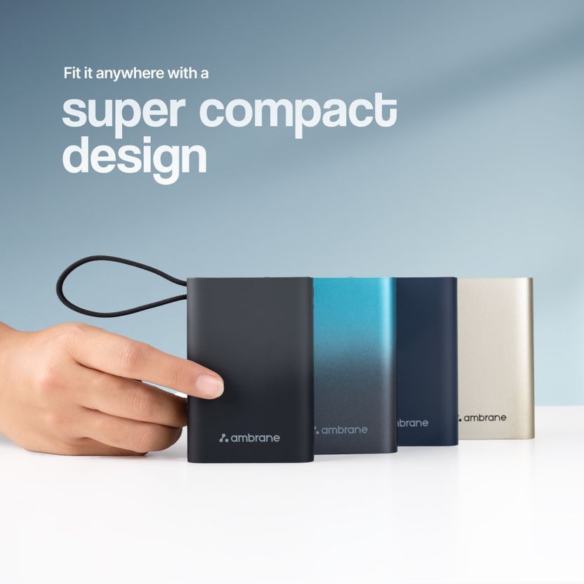 Ambrane 20000 mAh 22.5W Black Power Bank - Image 6