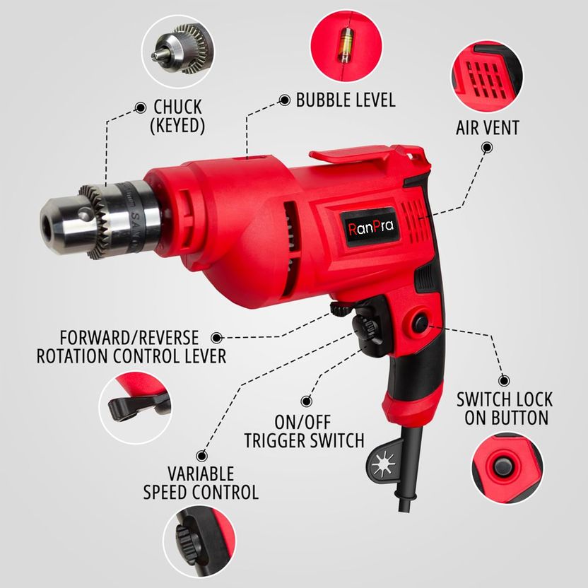 RanPra 100% Copper 10mm Drill Machine - Image 5