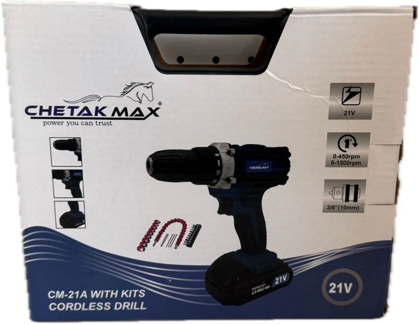 Mat Max 21V Cordless Drill Kit Pack of 45 - Image 7