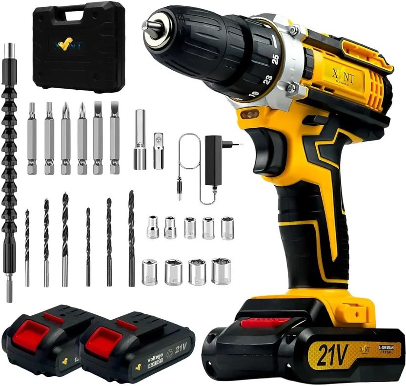 NTH XLNT 21v Cordless Drill Kit with 2 Batteries - Image 3