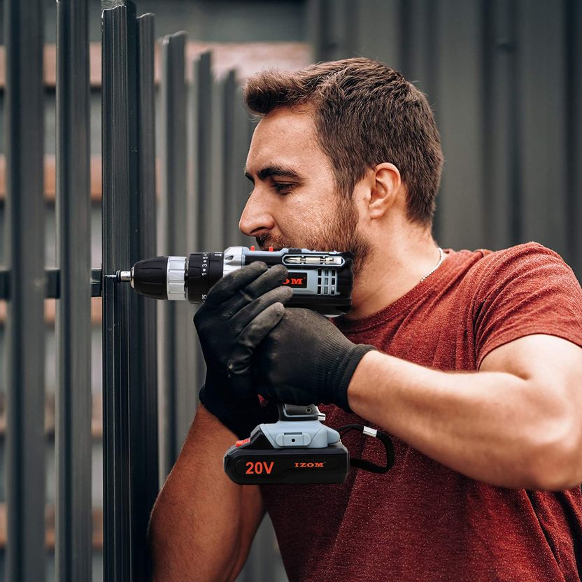 IZOM 20V Cordless Drill IM-DM-5P-V2 10 mm - Image 4