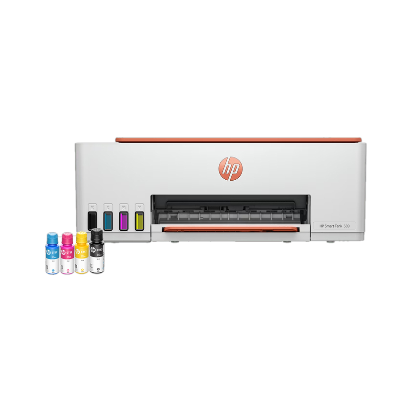 HP Smart All In One 589 Multi-function WiFi Color Ink Tank Printer - Image 1