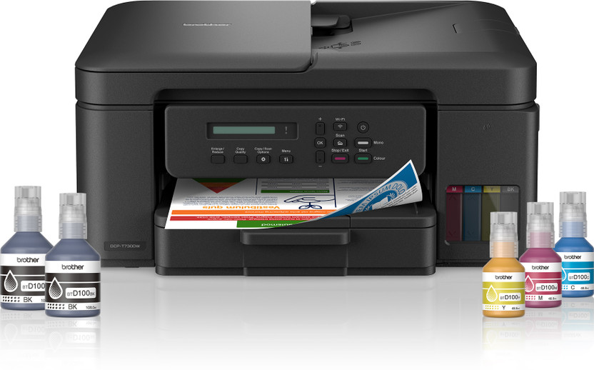brother DCP-T730DW Multi-function WiFi Color Ink Tank Printer (Color Page Cost: 0.4 Rs.