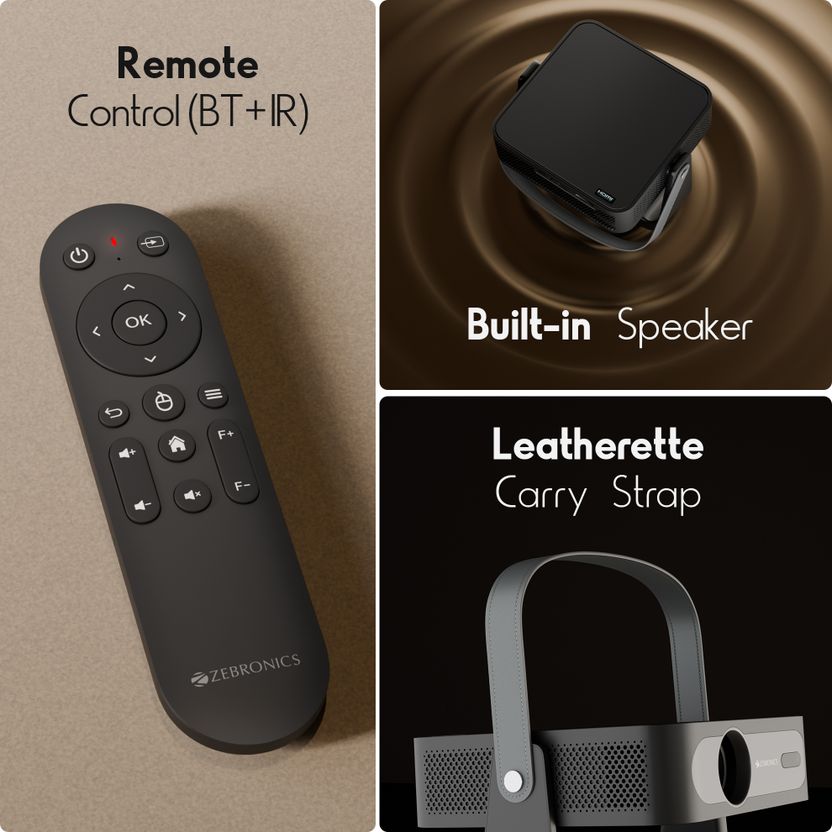 ZEBRONICS ZEB-SLP 7, ZEB-PIXAPLAY 78 Portable Projector - Image 7