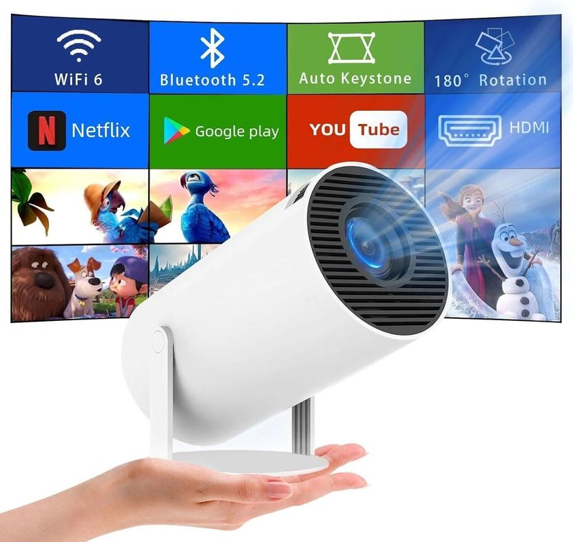 Jaaro 4K & 1080P Android Projector - Image 1