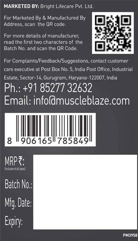 MUSCLEBLAZE Biozyme Performance Whey Protein - Image 7