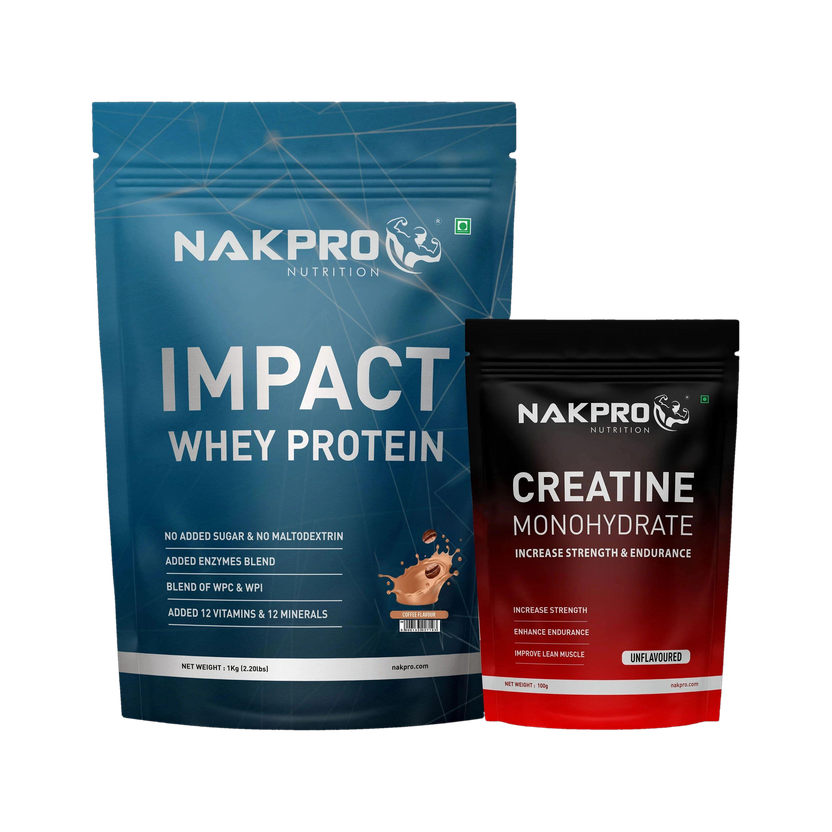 Nakpro Impact Whey Protein 1kg + 100g Creatine - Image 3
