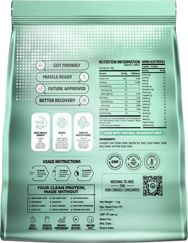 BIGMUSCLES Yeast Protein Powder 31g - Image 10