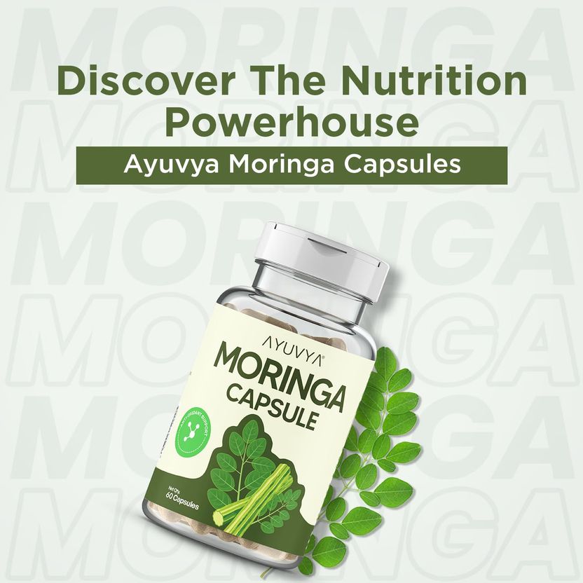 Ayuvya i-Gain+ & Moringa Capsules, 60 Count - Image 6