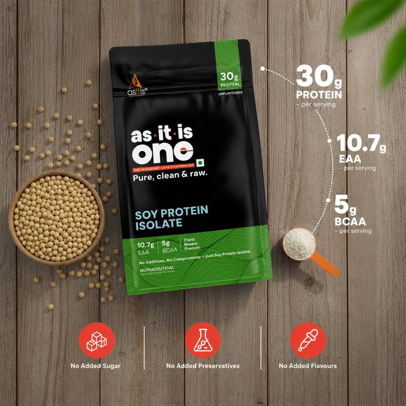 AS-IT-IS Soy Protein Isolate 2kg Unflavoured - Image 8