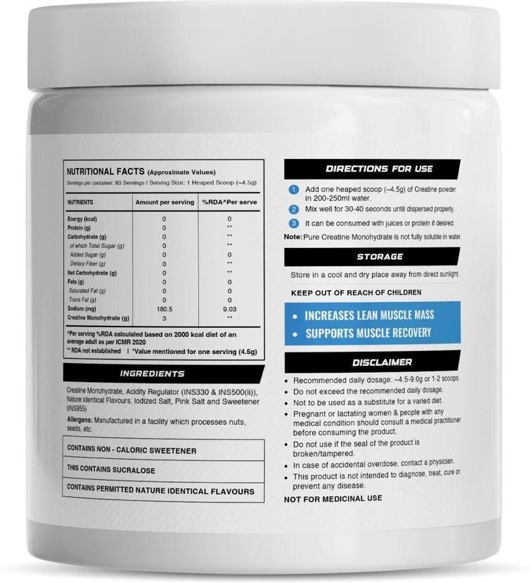 Wellcore Micronised Creatine Monohydrate | Lab Tested | Enhanced Absorption | 100% Pure Creatine Price in India - Image 8