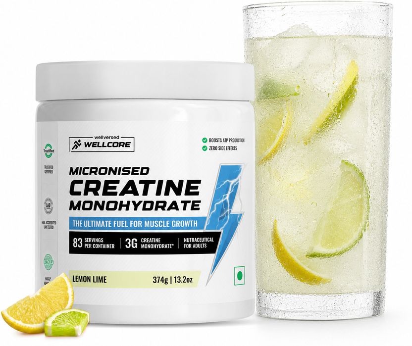 Wellcore Micronised Creatine Monohydrate | Lab Tested | Enhanced Absorption | 100% Pure Creatine Price in India - Image 3