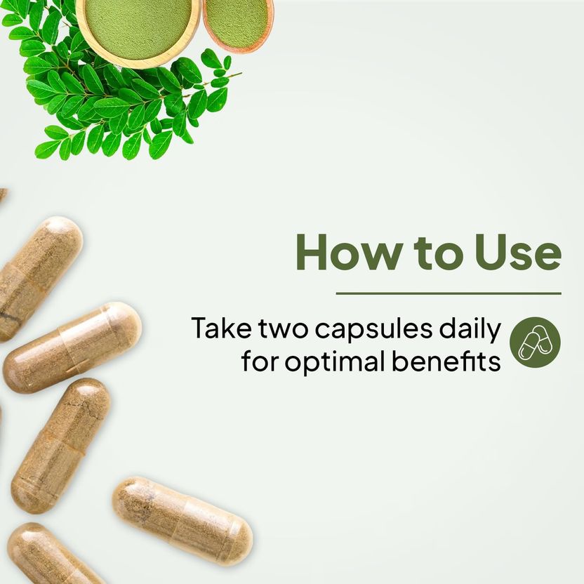 Ayuvya i-Gain+ & Moringa Capsules, 60 Count - Image 4