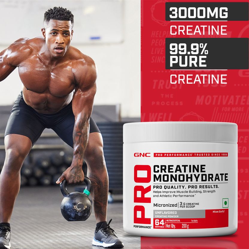 GNC Creatine Monohydrate 750ml with Black Shaker - Image 7
