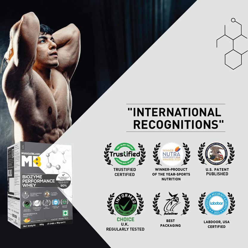 MUSCLEBLAZE Biozyme Performance Whey Protein - Image 6