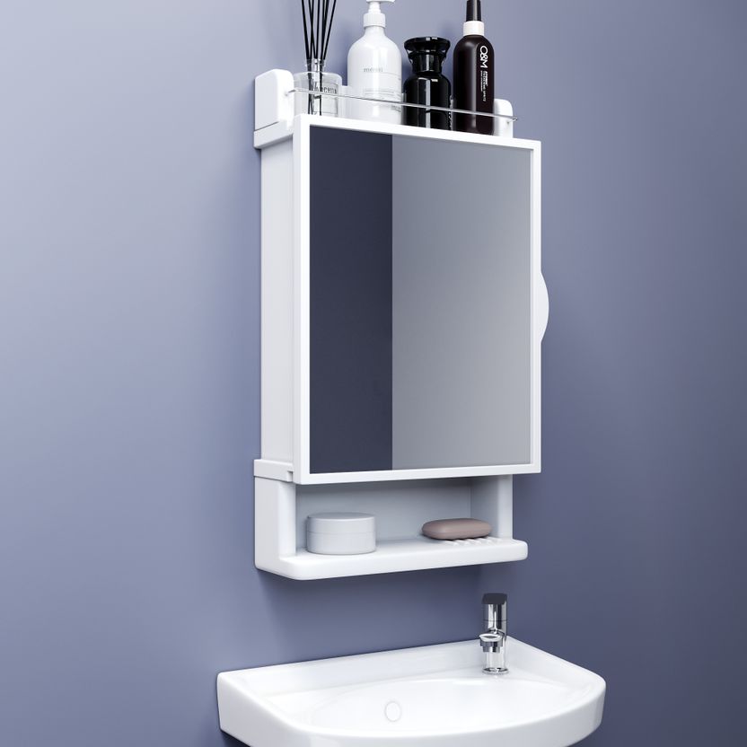 GLOXY Wall Mount Cabinet with Mirror Door - Image 9